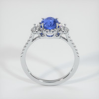 1.51 Ct. Sapphire Ring, 18K White Gold 3