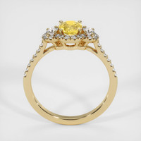 0.65 Ct. Sapphire Ring, 14K Yellow Gold 3