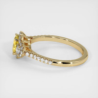 0.65 Ct. Sapphire Ring, 14K Yellow Gold 4