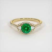 Emerald Ring 1.74 Ct. 18K Yellow Gold Preview