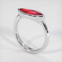 Ruby Ring 1.07 Ct. Platinum 950 Preview