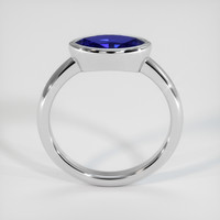 1.28 Ct. Blue Sapphire Ring, Platinum 950 3