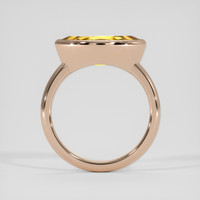 2.52 Ct. Peach Citrine Ring, 14K Rose Gold 3