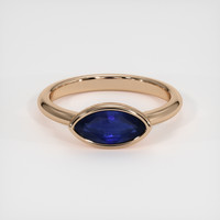 1.28 Ct. Sapphire Ring, 14K Rose Gold 1