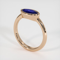 1.28 Ct. Sapphire Ring, 14K Rose Gold 2