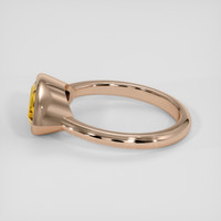 2.52 Ct. Peach Citrine Ring, 18K Rose Gold 4