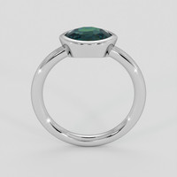 1.67 Ct. Bluish Green Sapphire Ring, 10K White Gold 3