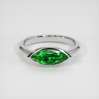 1.52 Ct. Gemstone Ring, 14K White Gold 1