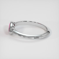 0.80 Ct. Ruby Ring, 14K White Gold 4