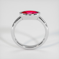 1.13 Ct. Ruby Ring, 14K White Gold 3