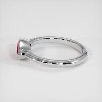 1.13 Ct. Ruby Ring, 14K White Gold 4
