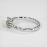 0.97 Ct. Green Sapphire Ring, 14K White Gold 4