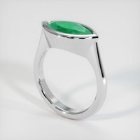 Emerald Ring 1.95 Ct., 18K White Gold Preview