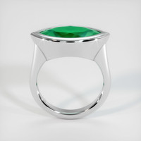 2.97 Ct. Emerald Ring, 18K White Gold 3