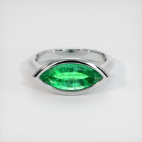 Emerald Ring 2.12 Ct. 18K White Gold Preview