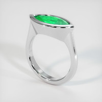 Emerald Ring 2.12 Ct. 18K White Gold Preview