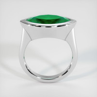 3.06 Ct. Emerald  Ring - 18K White Gold