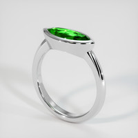 1.52 Ct. Gemstone Ring, 18K White Gold 2