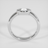 0.50 Ct. White Sapphire Ring, 18K White Gold 3