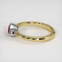 1.36 Ct. Ruby Ring, 14K White & Yellow 4