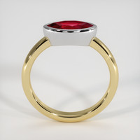 1.36 Ct. Ruby Ring, 18K White & Yellow 3