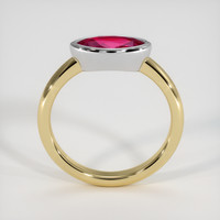 1.14 Ct. Pinkish Red Ruby Ring, 10K Yellow Gold 3