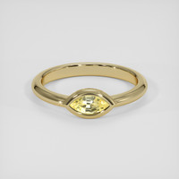0.34 Ct. Yellow Sapphire Ring, 10K Yellow Gold 1