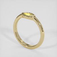 0.34 Ct. Yellow Sapphire Ring, 10K Yellow Gold 2