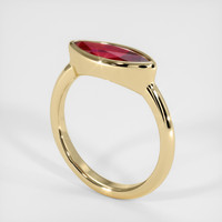 Ruby Ring 1.07 Ct., 14K Yellow Gold Preview