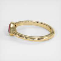 0.72 Ct. Ruby Ring, 14K Yellow Gold 4