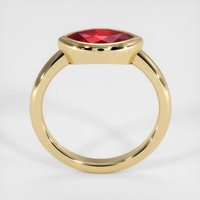 1.31 Ct. Ruby Ring, 14K Yellow Gold 3