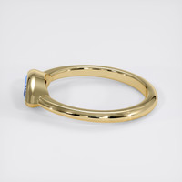 0.62 Ct. Blue Sapphire Ring, 14K Yellow Gold 4