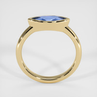 1.16 Ct. Blue Sapphire Ring, 14K Yellow Gold 3