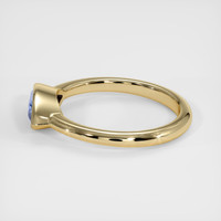 1.16 Ct. Blue Sapphire Ring, 14K Yellow Gold 4