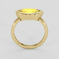 2.52 Ct. Yellow Sapphire Ring, 14K Yellow Gold 3