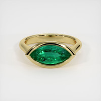 Emerald Ring 1.95 Ct. 18K Yellow Gold Preview