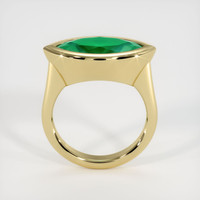 2.97 Ct. Emerald Ring, 18K Yellow Gold 3