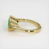 2.97 Ct. Emerald  Ring - 18K Yellow Gold
