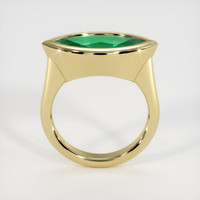 3.07 Ct. Emerald Ring, 18K Yellow Gold 3