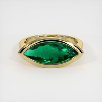 Emerald Ring 2.57 Ct. 18K Yellow Gold Preview