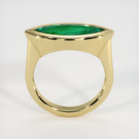 2.57 Ct. Emerald Ring, 18K Yellow Gold 3