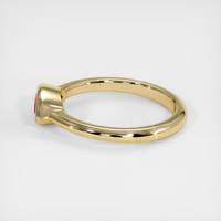 0.57 Ct. Ruby Ring, 18K Yellow Gold 4