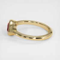 1.31 Ct. Ruby Ring, 18K Yellow Gold 4