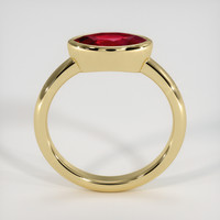 1.36 Ct. Ruby Ring, 18K Yellow Gold 3