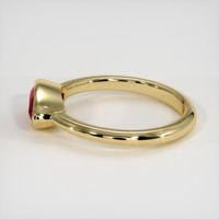 1.36 Ct. Ruby Ring, 18K Yellow Gold 4