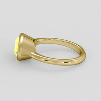 3.96 Ct. Yellow Sapphire Ring, 18K Yellow Gold 4