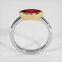 1.36 Ct. Ruby Ring, 18K Yellow & White 3