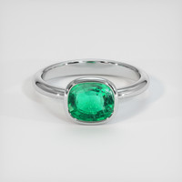 1.82 Ct. Emerald Ring, Platinum 950 1