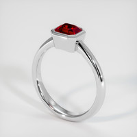 1.65 Ct. Ruby Ring, Platinum 950 2