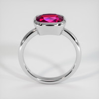 3.03 Ct. Ruby Ring, Platinum 950 3